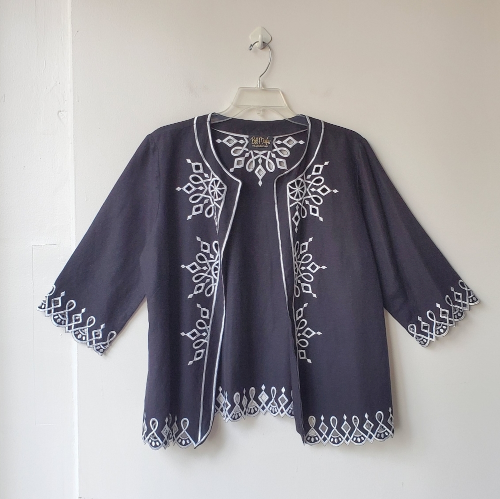 Bob Mackie Open Front Jacket - image 1